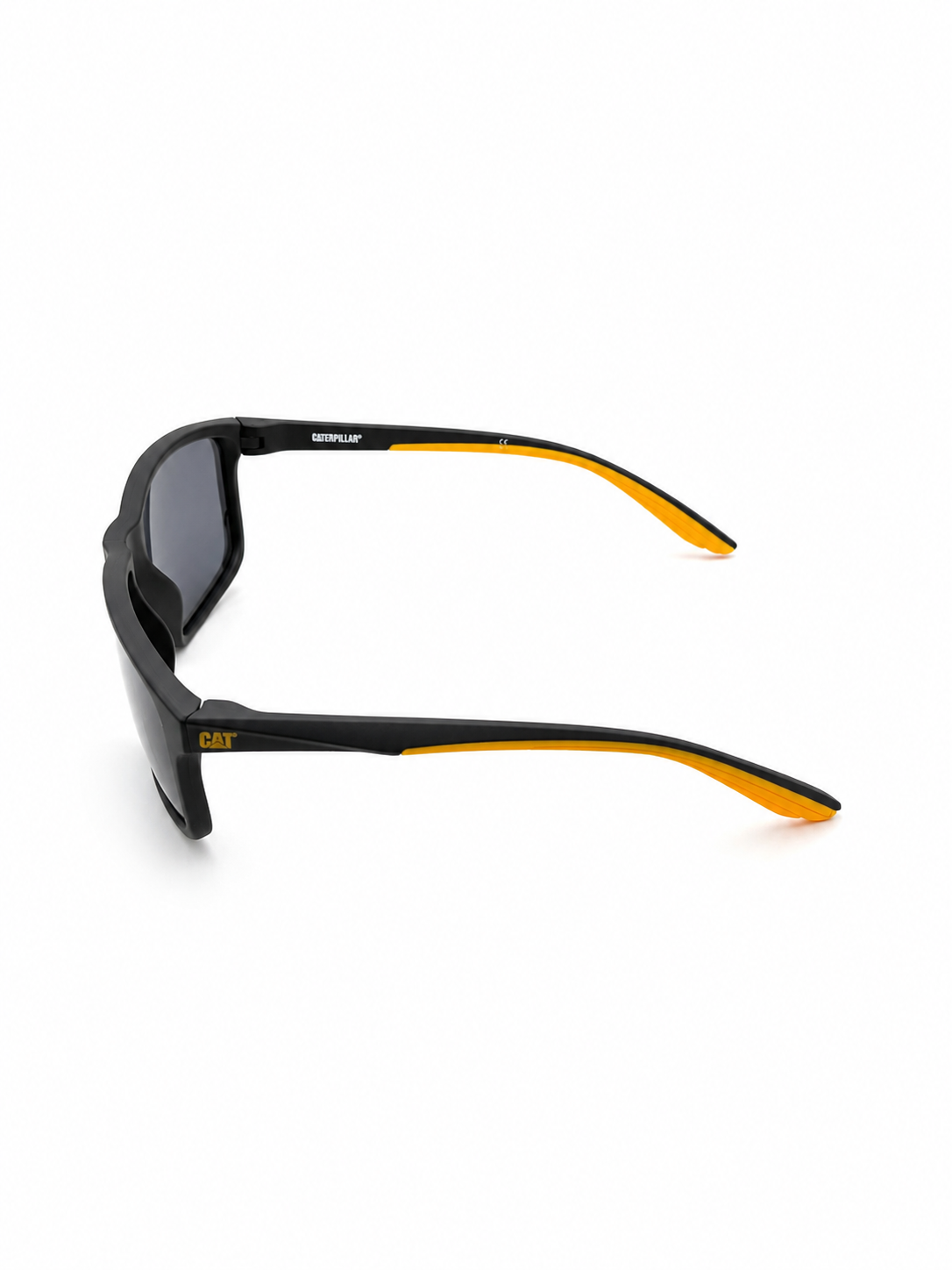 CAT CTS-8033-104P Unisex Polarized Sunglasses Smoke Grey Lens Matte Black Square Frame