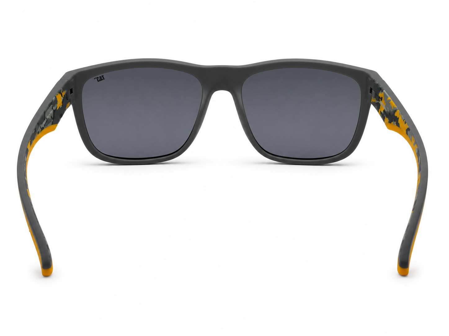 CAT CTS-8032-165P Unisex Polarized Sunglasses Matte Gray Square Frame UV Protection 58-17-140