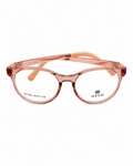 MEEM Kids DF1902 Transparent Pink Round Optical Frame