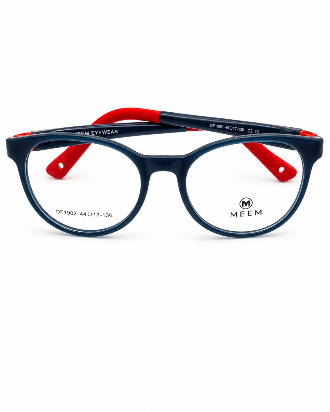 MEEM Kids DF1902 C2 Navy Blue & Red Optical Frame