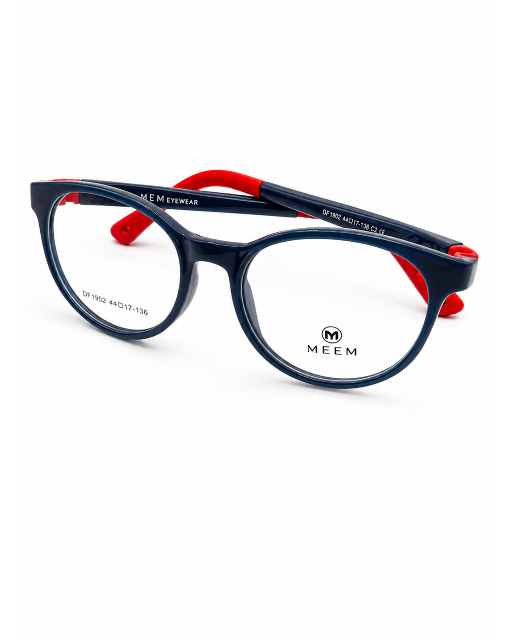MEEM Kids DF1902 C2 Navy Blue & Red Optical Frame
