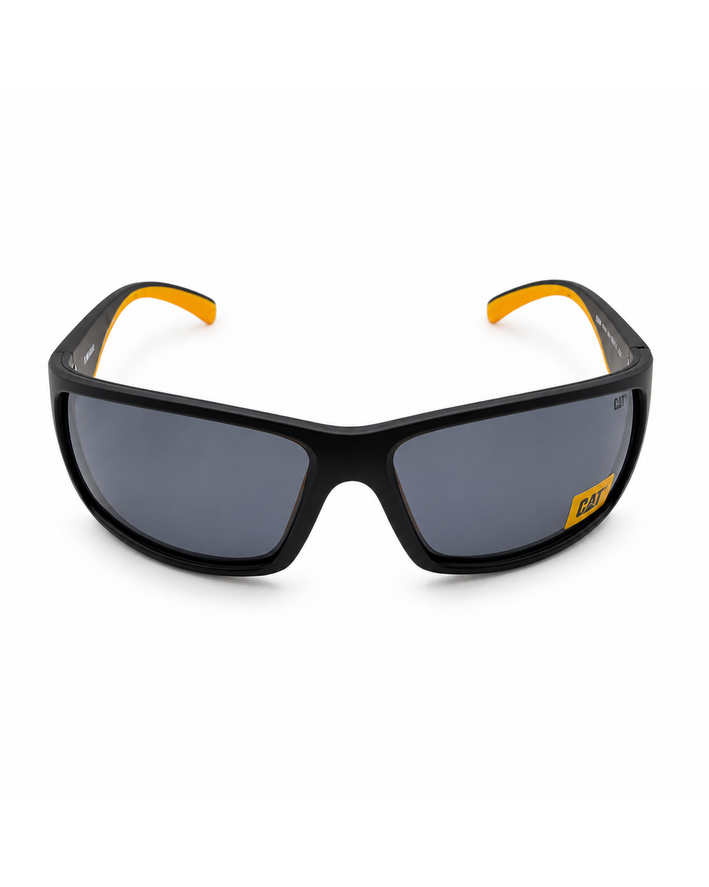 CAT CTS-8031-104P Polarized Sports Sunglasses – Matte Black Wraparound Frame with Smoke Grey UV400 Lenses | Unisex