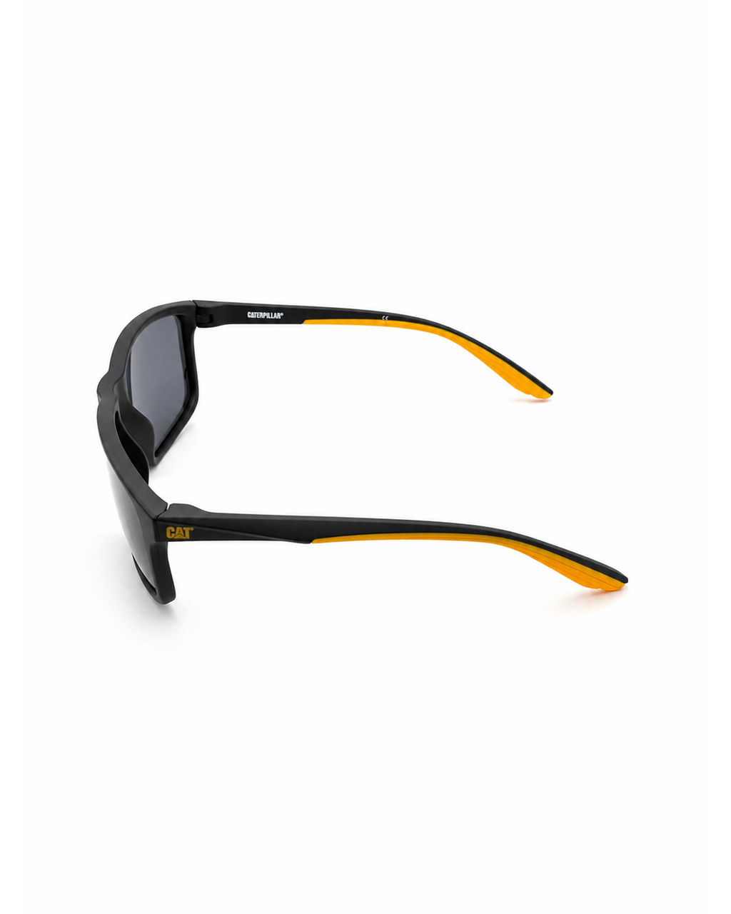 CAT CTS-8033-104P Unisex Polarized Sunglasses Smoke Grey Lens Matte Black Square Frame