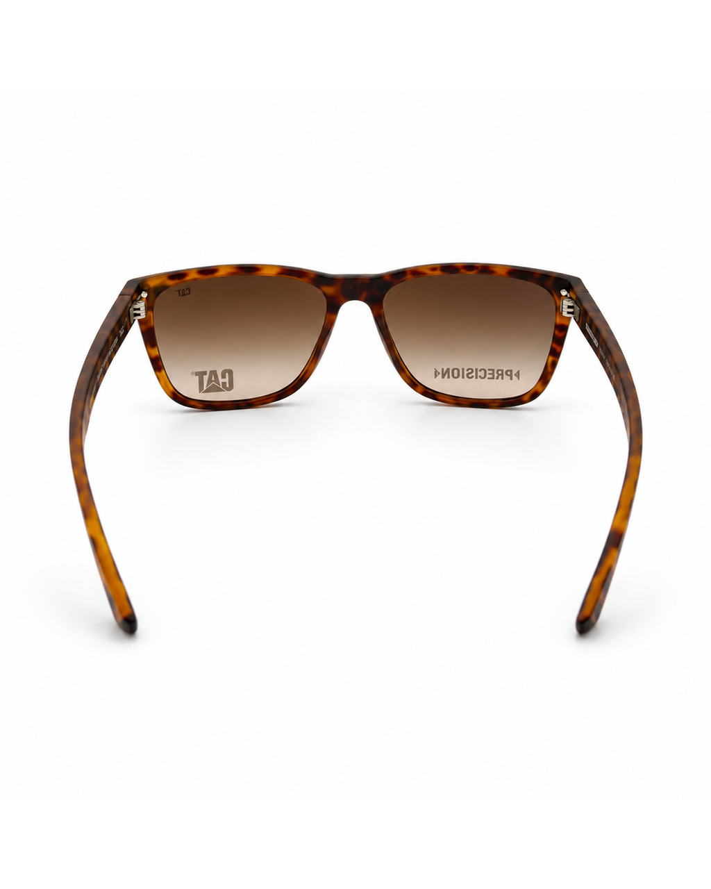 CAT CTS-8517-102P Polarized Square Sunglasses – Tortoise Brown Frame with Brown Gradient UV400 Lenses | Unisex