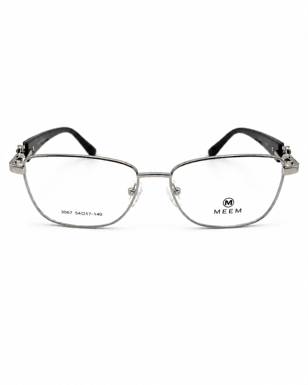 MEEM 3067 Silver Metal Optical Frame