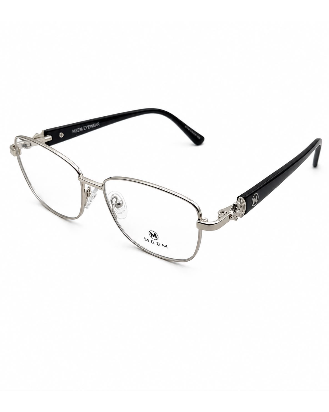 MEEM 3067 Silver Metal Optical Frame