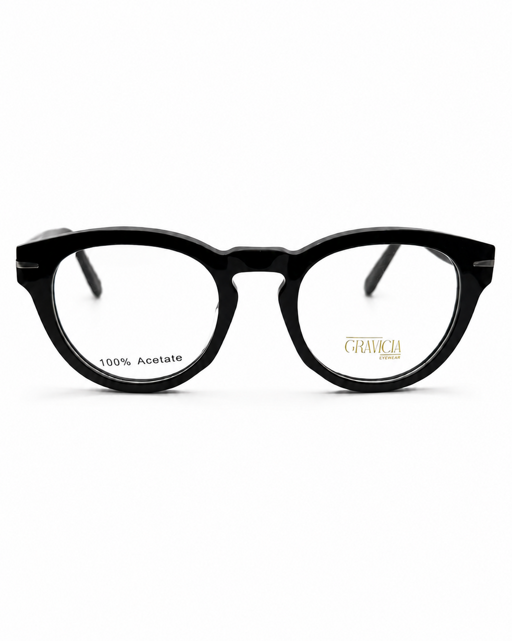 Gravicia Premium Acetate Optical Frame – Black | Model DB7114