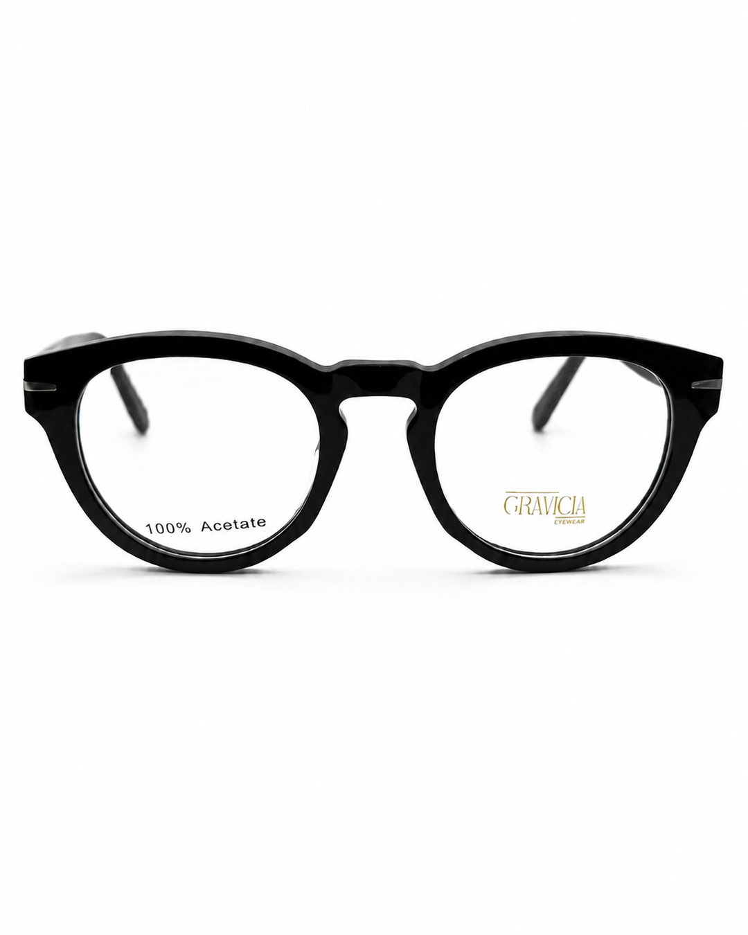 Gravicia Premium Acetate Optical Frame – Black | Model DB7114