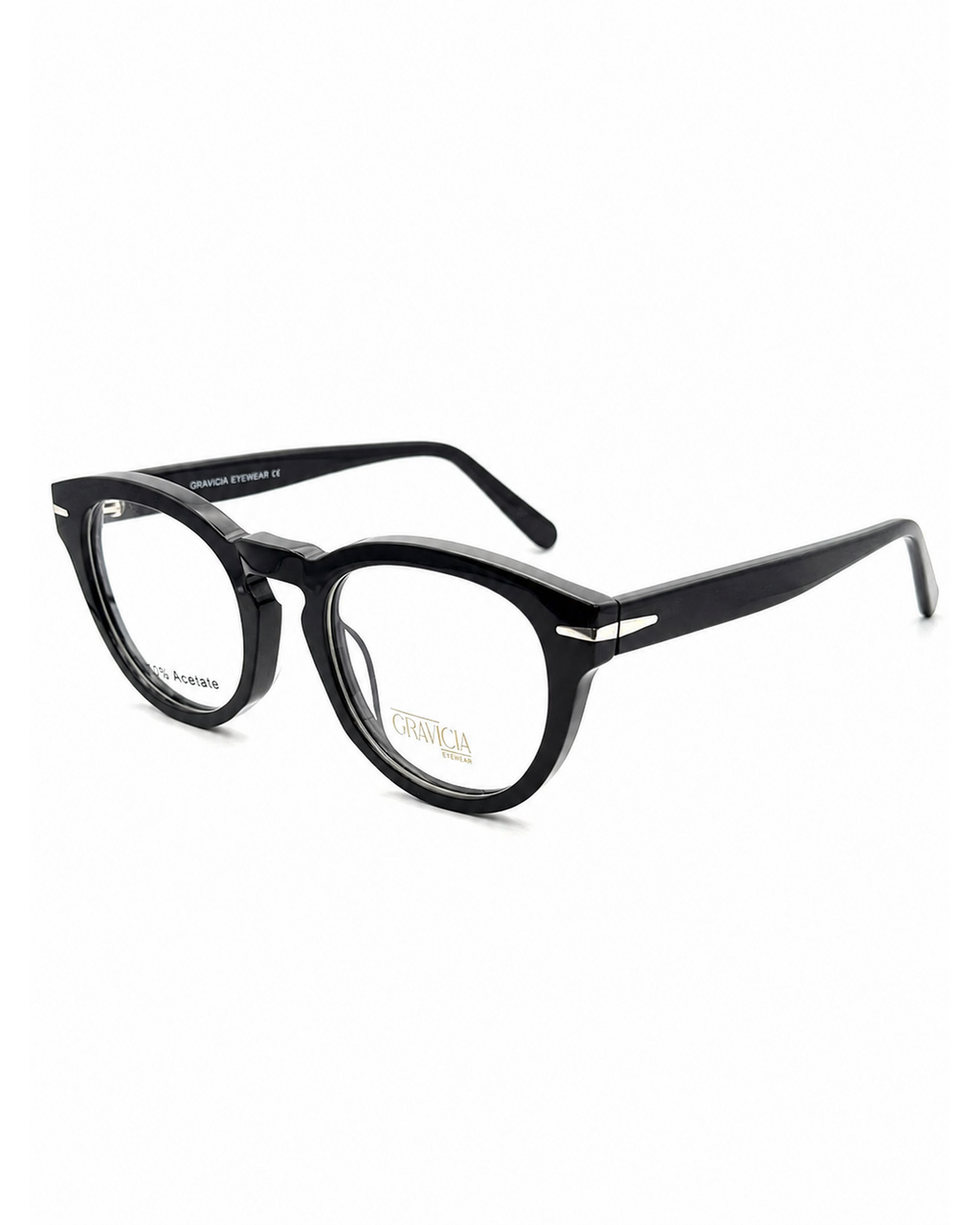 Gravicia Premium Acetate Optical Frame – Black | Model DB7114