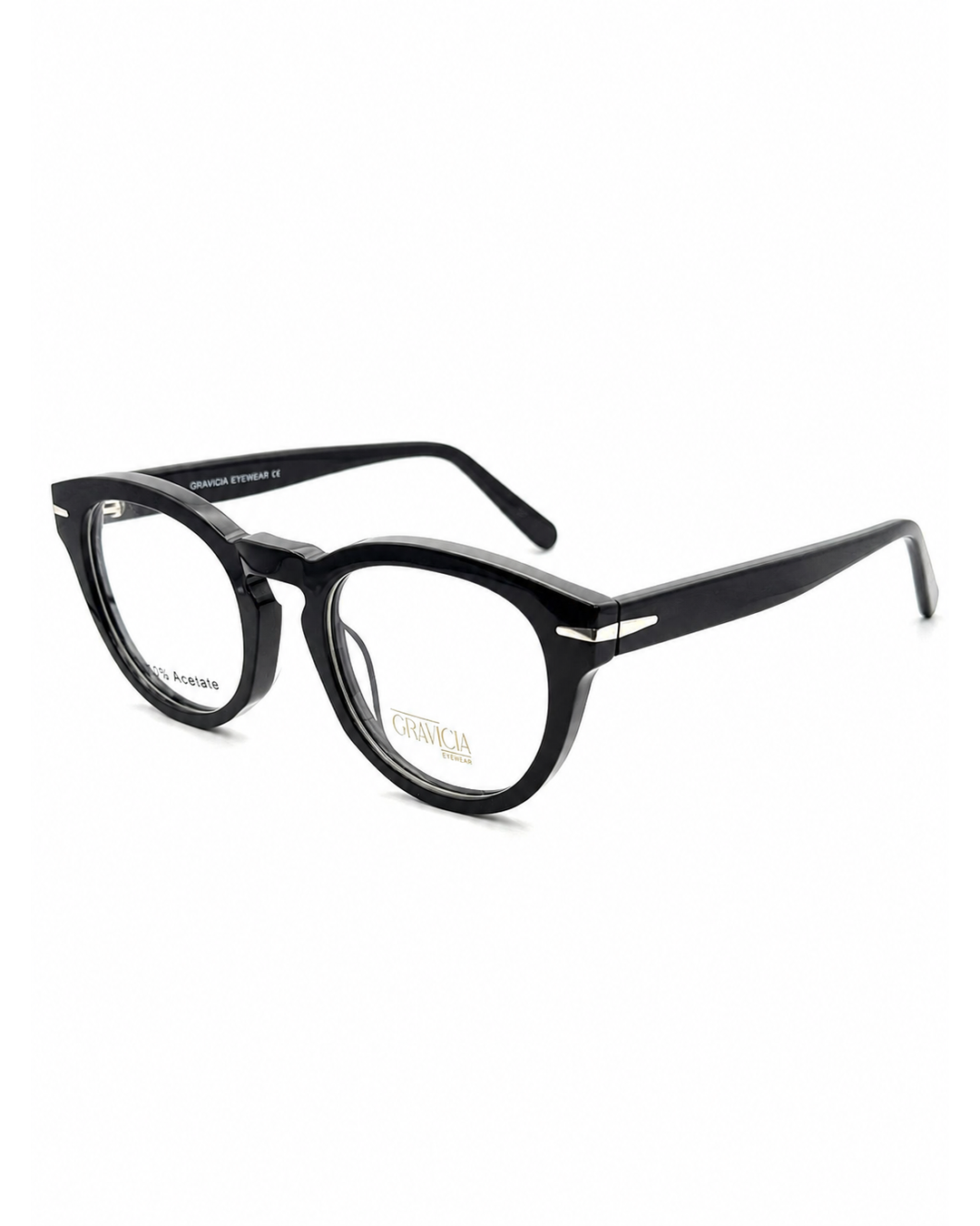 Gravicia Premium Acetate Optical Frame – Black | Model DB7114