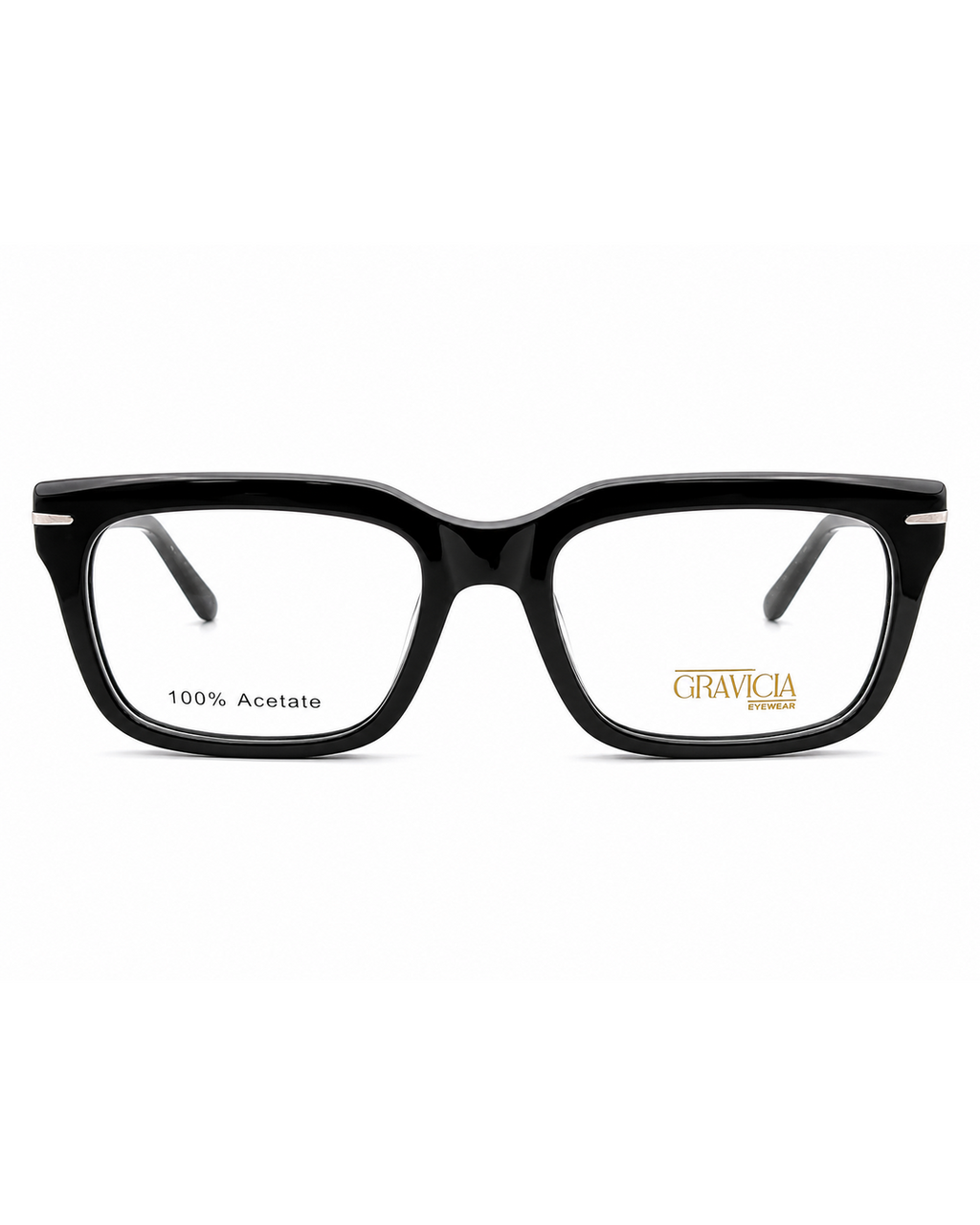 Gravicia Premium Acetate Optical Frame – Black | Model DB7107 C001